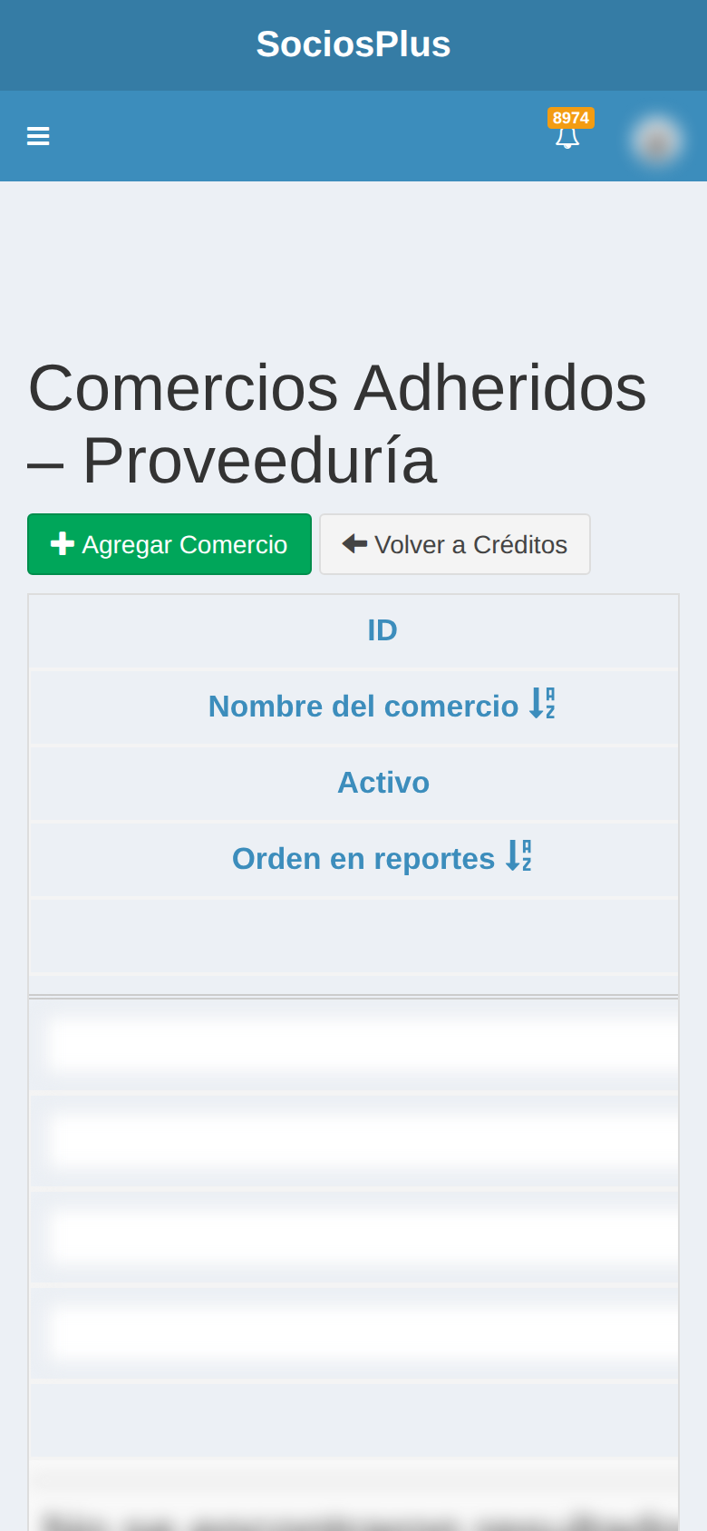 Pantalla de SociosPlus en el celular: Agregar empleador adherido a proveeduría — paso 1 de 2